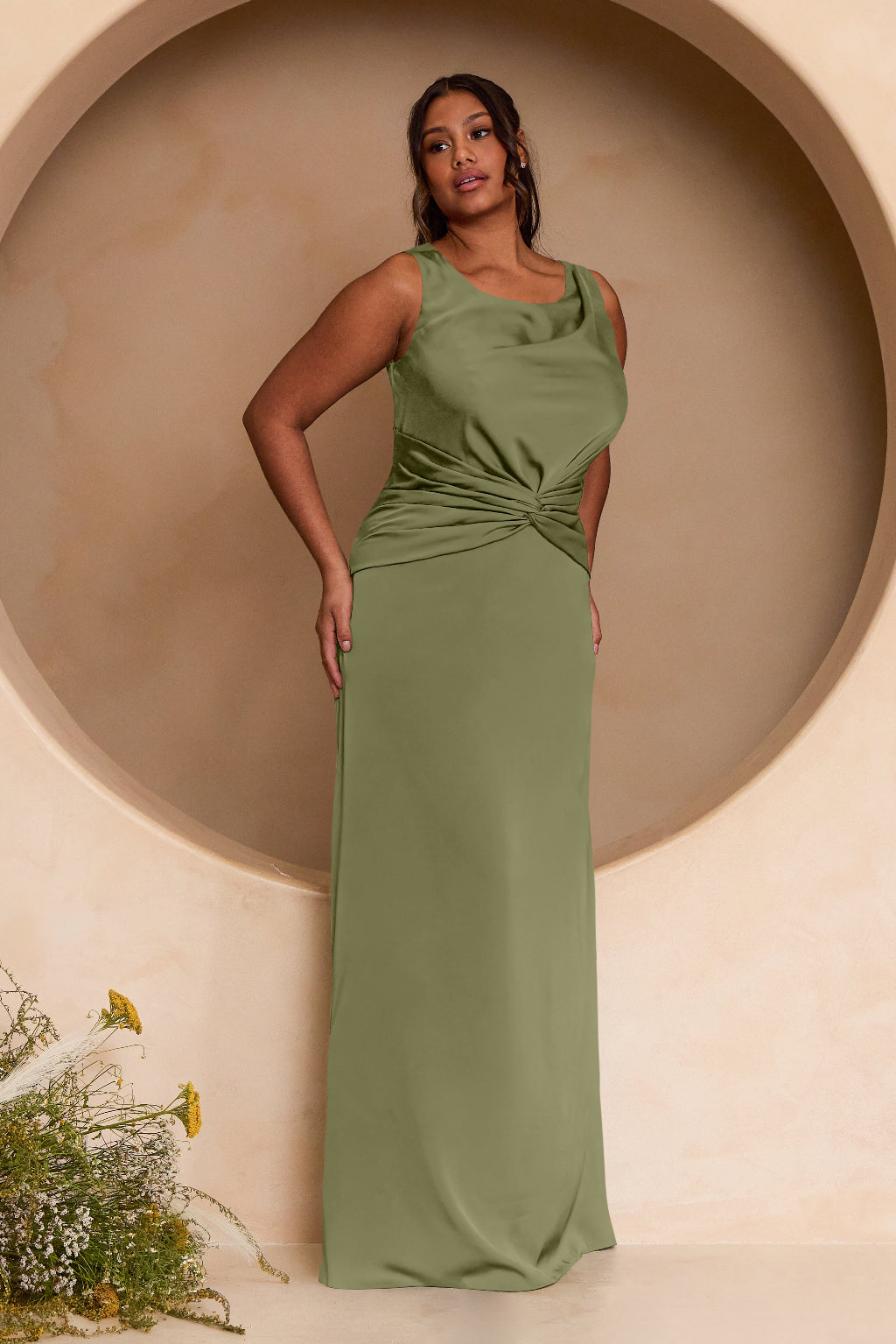 Muted Satin Olive