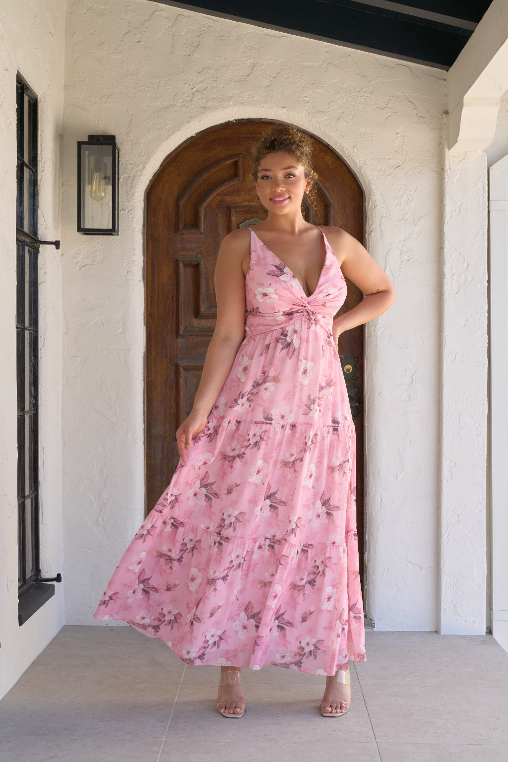 mckenna velvet midi dress McKenna Dress Faded Petals