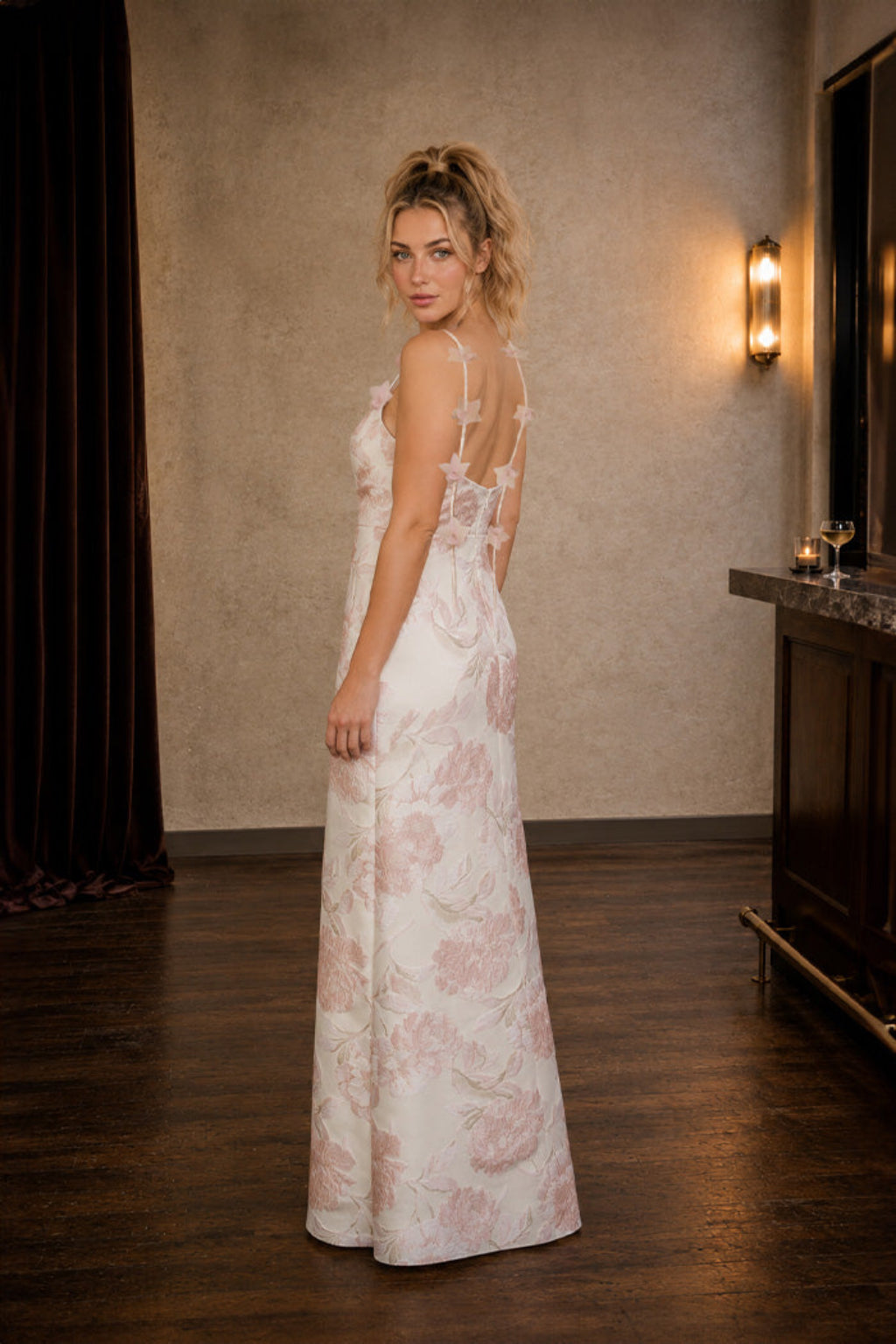 Jacquard Blush Garden