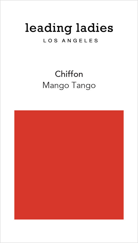 Swatch - NEW! Chiffon in Mango Tango