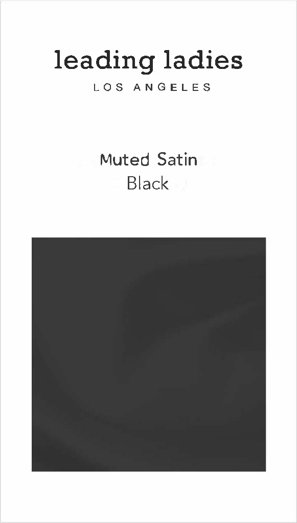 Swatch - Muted Satin in Black