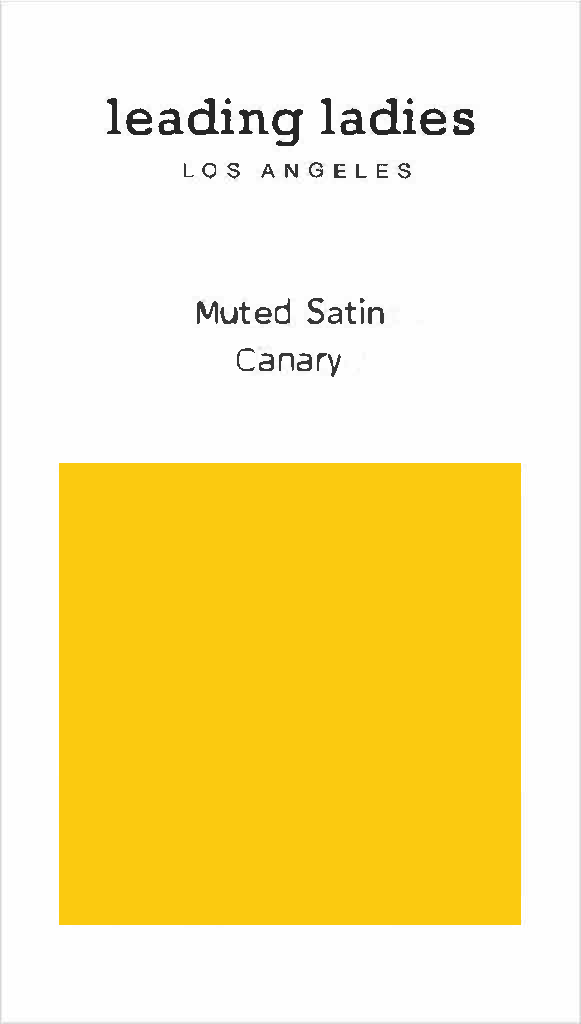 Swatch - Muted Satin in Canary