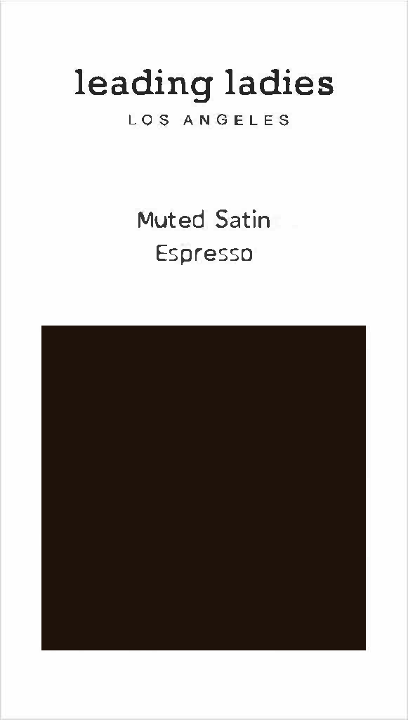 Swatch - Muted Satin in Espresso