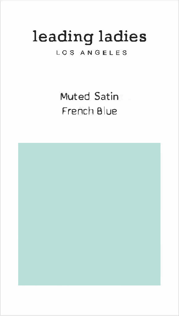 Swatch - Muted Satin in French Blue