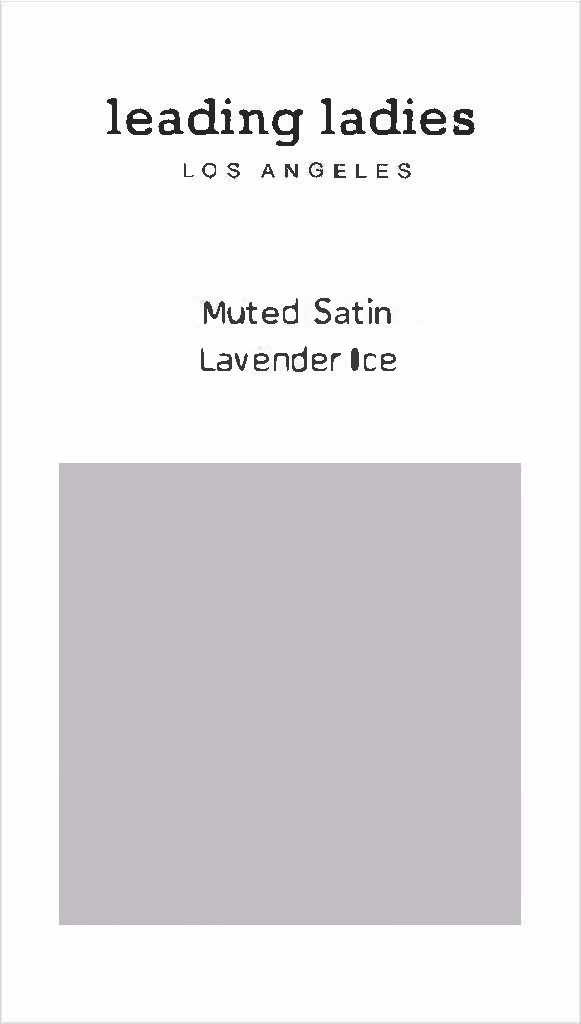 Swatch - Muted Satin in Lavender Ice