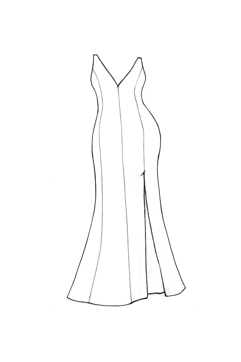 Add Side Slit - Wide Straps