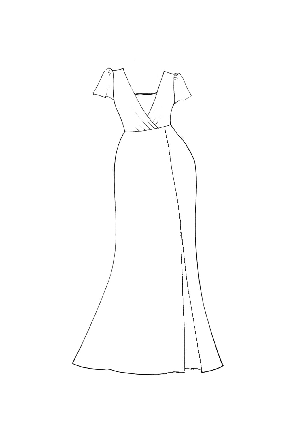 Add Bandeau - Add Side Slit