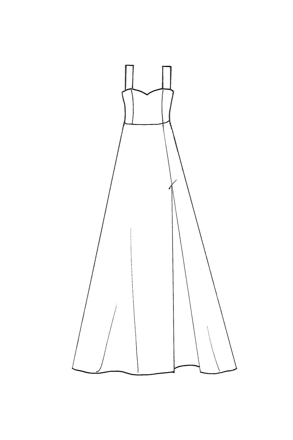 Wide Straps - Add Side Slit