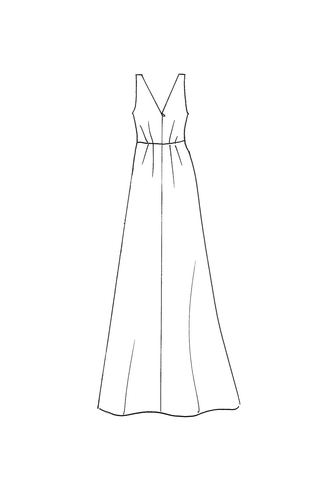 Add Side Slit - V Back