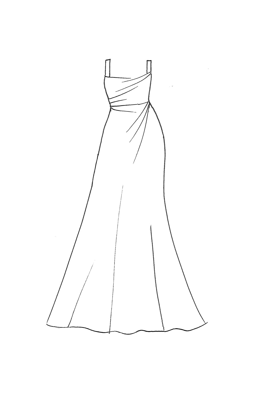 Wide Straps - Close Slit