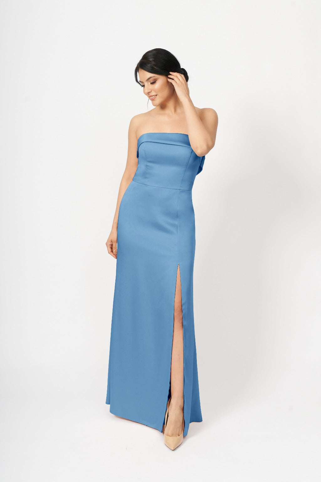 Satin Steel Blue