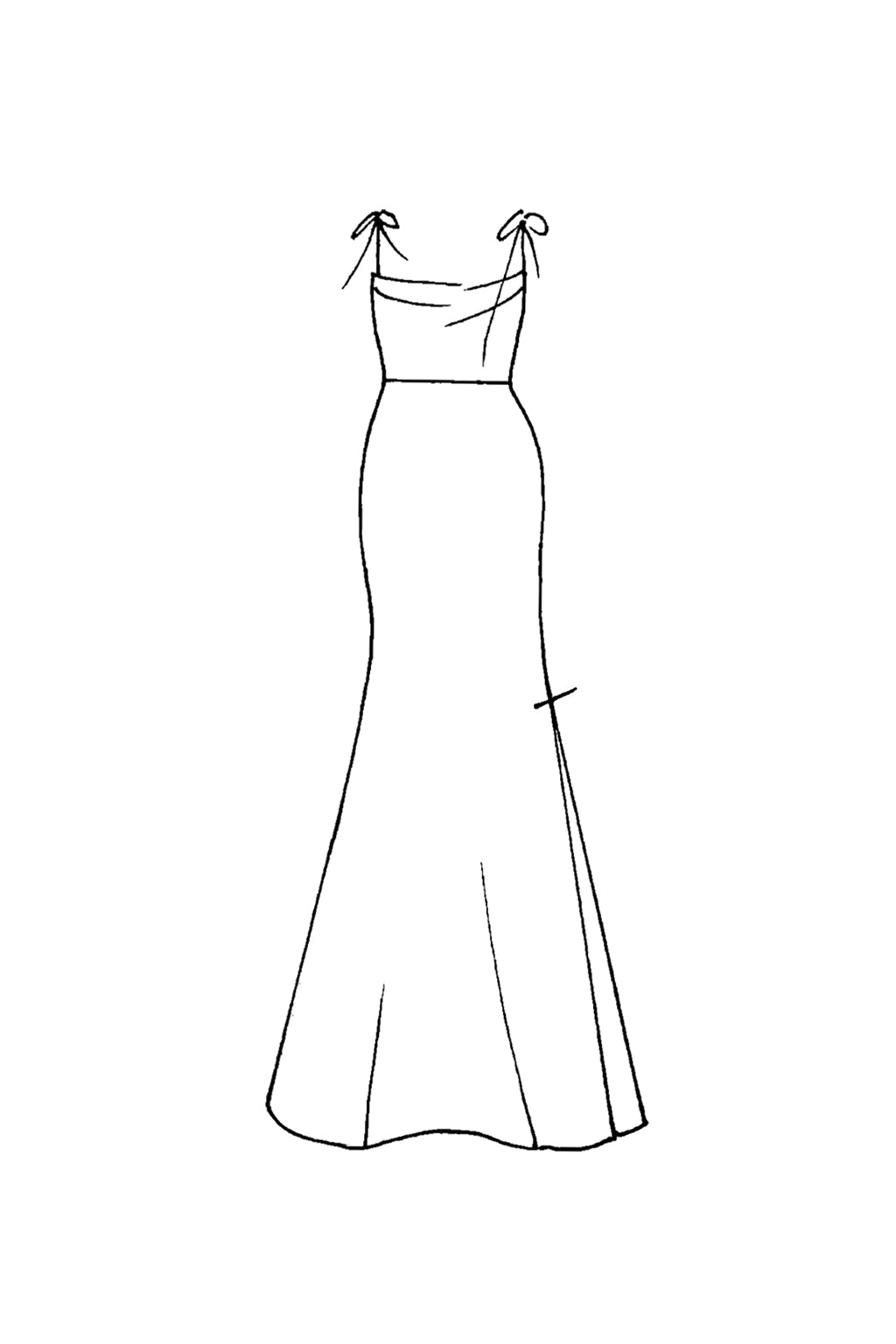 Floor Length - Add Side Slit