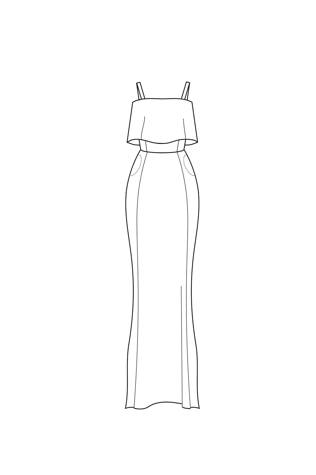 Add Spaghetti Straps - Add Pockets (Free)