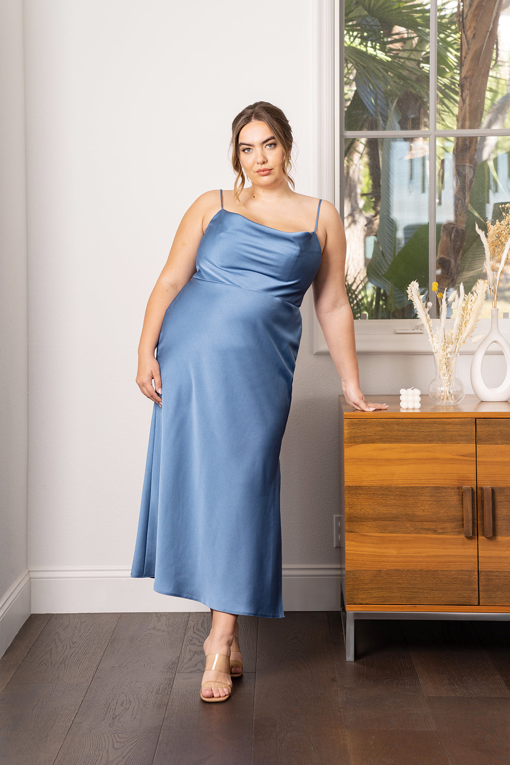 Satin Steel Blue