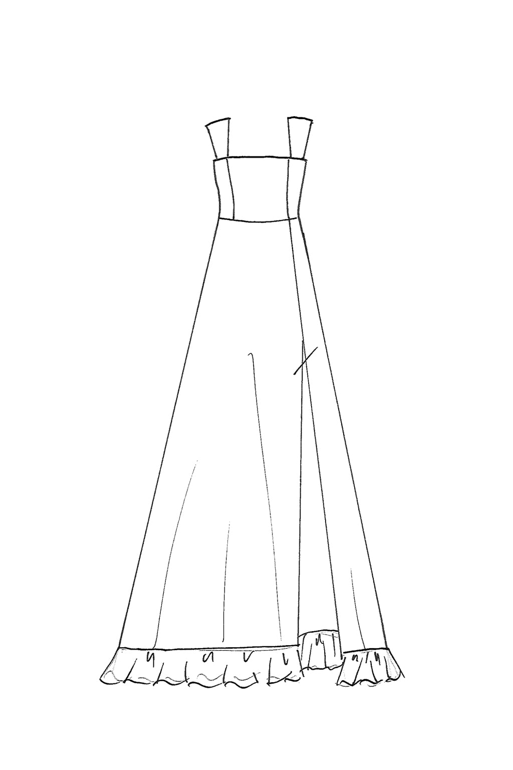 Floor Length - Add Side Slit