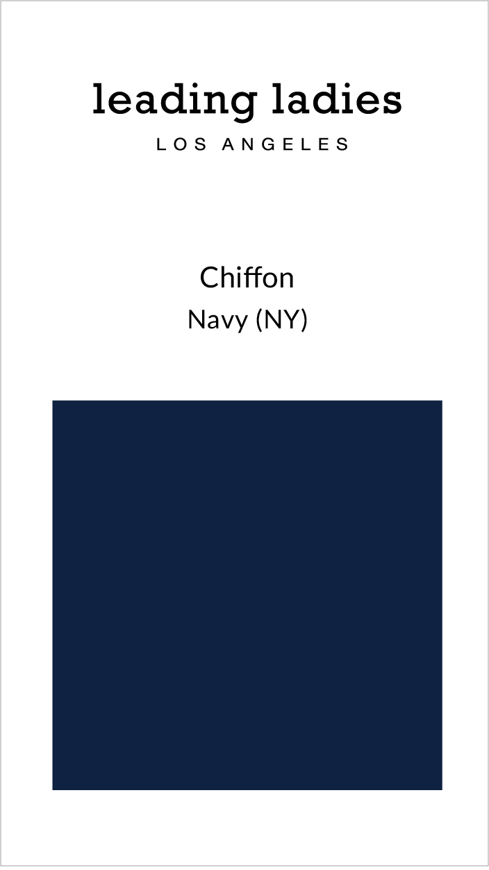 Swatch - Chiffon in Navy