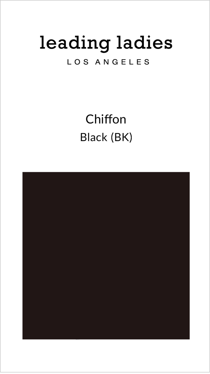 Swatch - Chiffon in Black