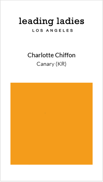 Swatch - Chiffon in Canary