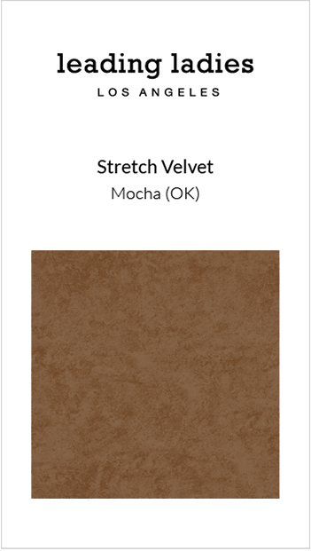 Swatch - Stretch Velvet in Mocha