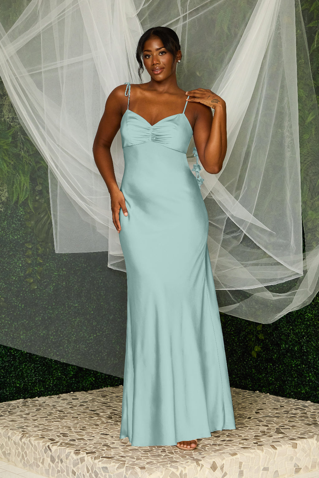 Muted Satin French Blue