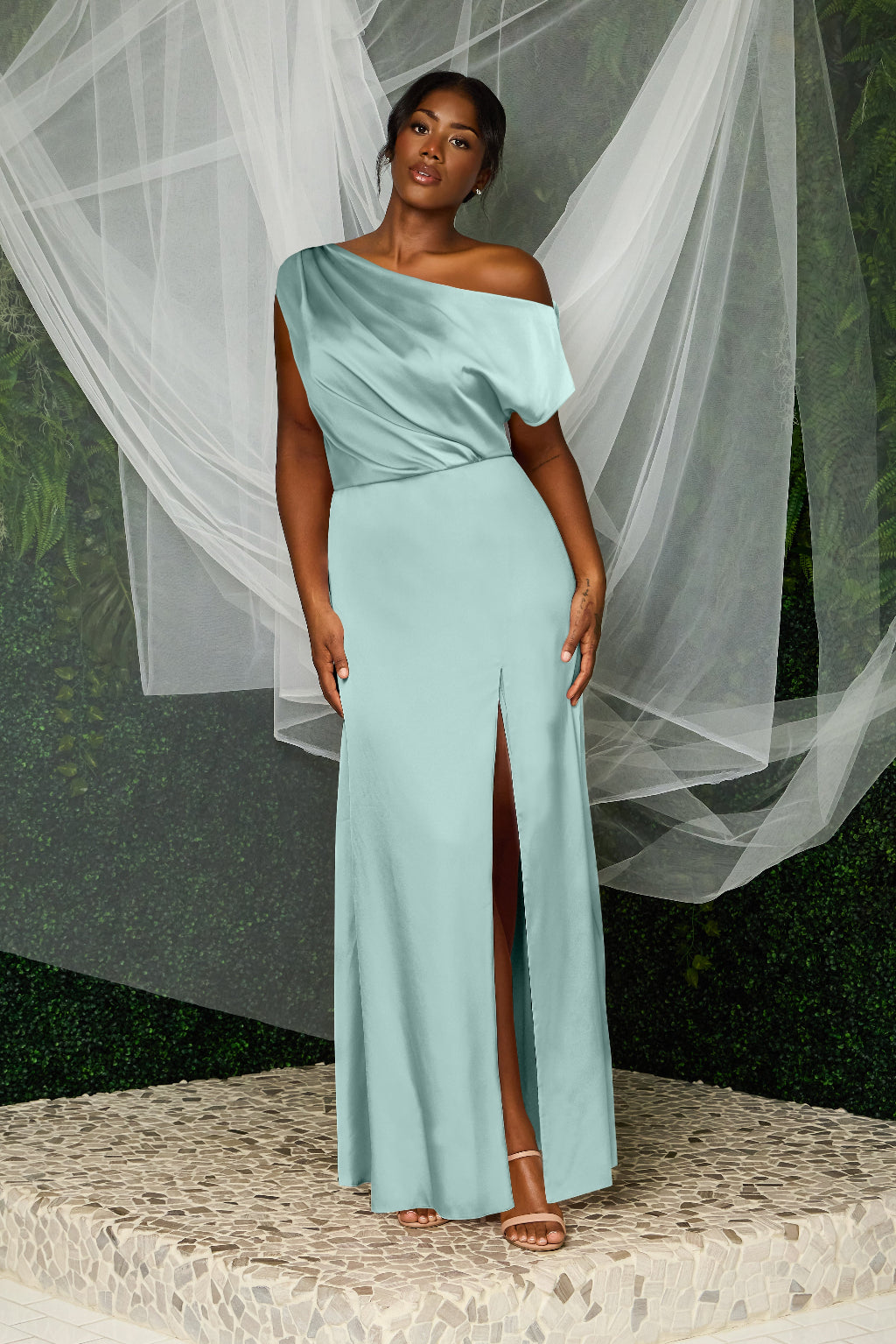 Muted Satin French Blue