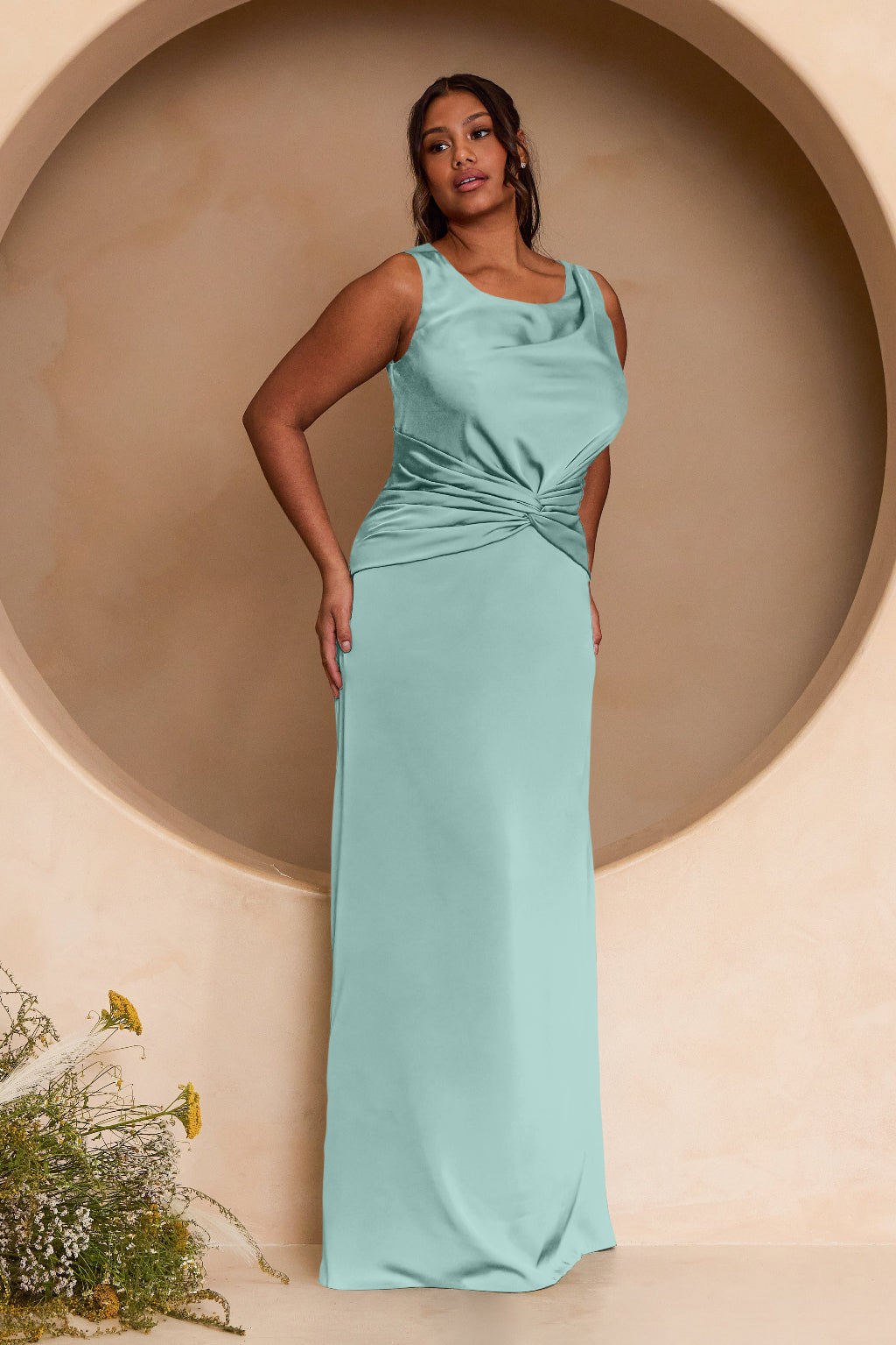 Muted Satin French Blue