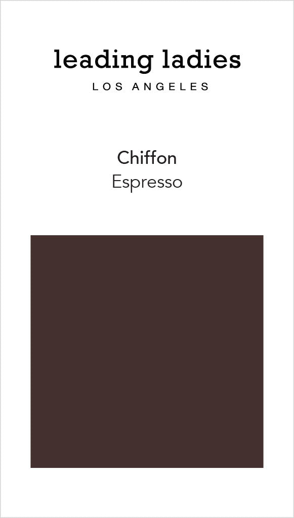 NEW! Chiffon in Espresso