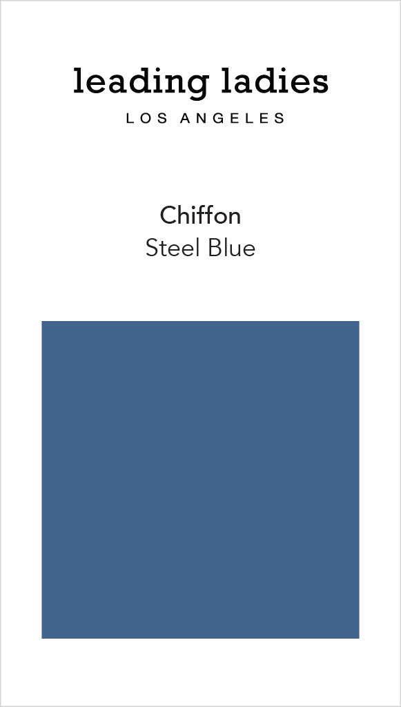 NEW! Chiffon in Steel Blue