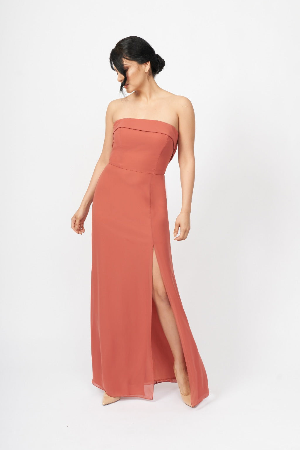 Maia formal one shoulder hot sale dress