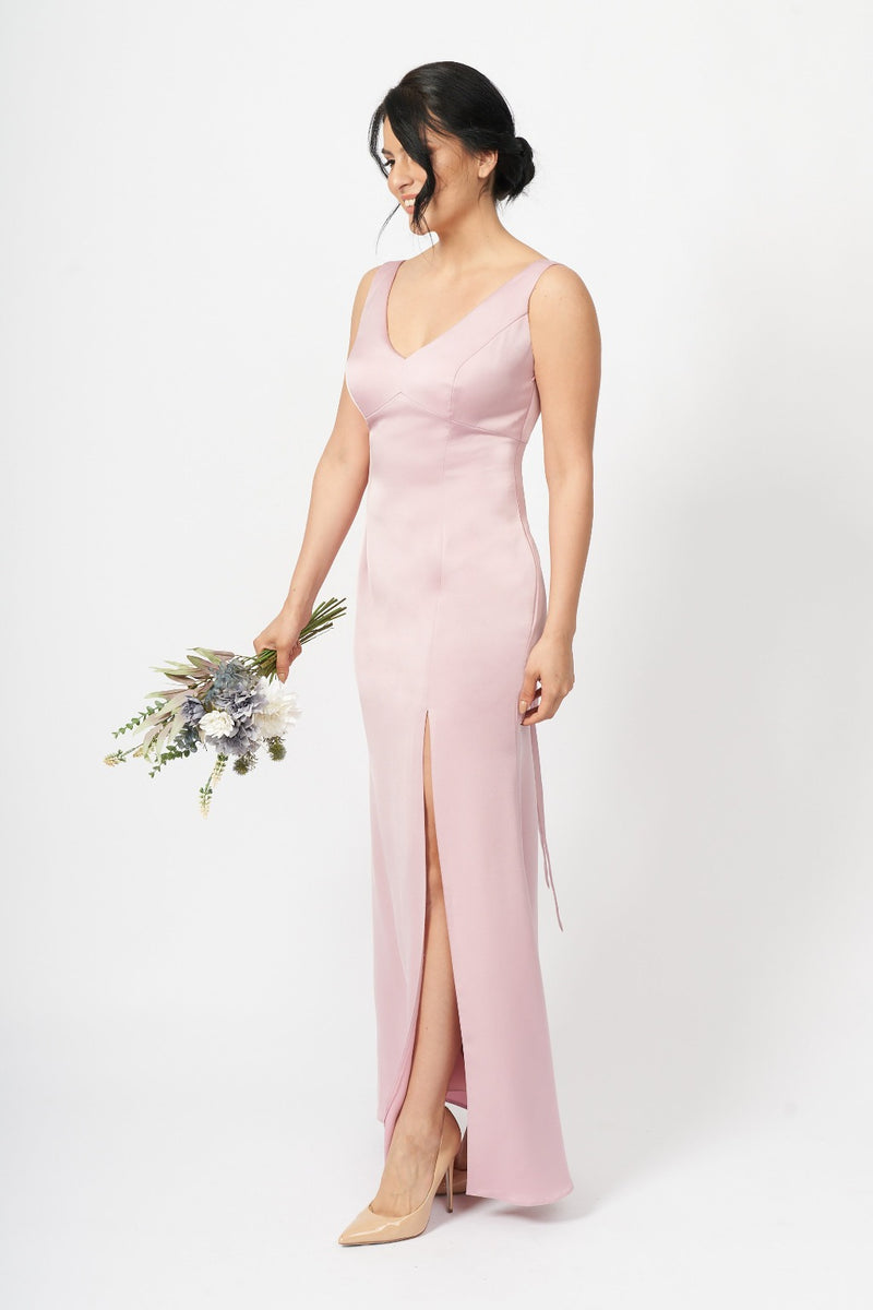 Nico Square Neck Drawstring Dress
