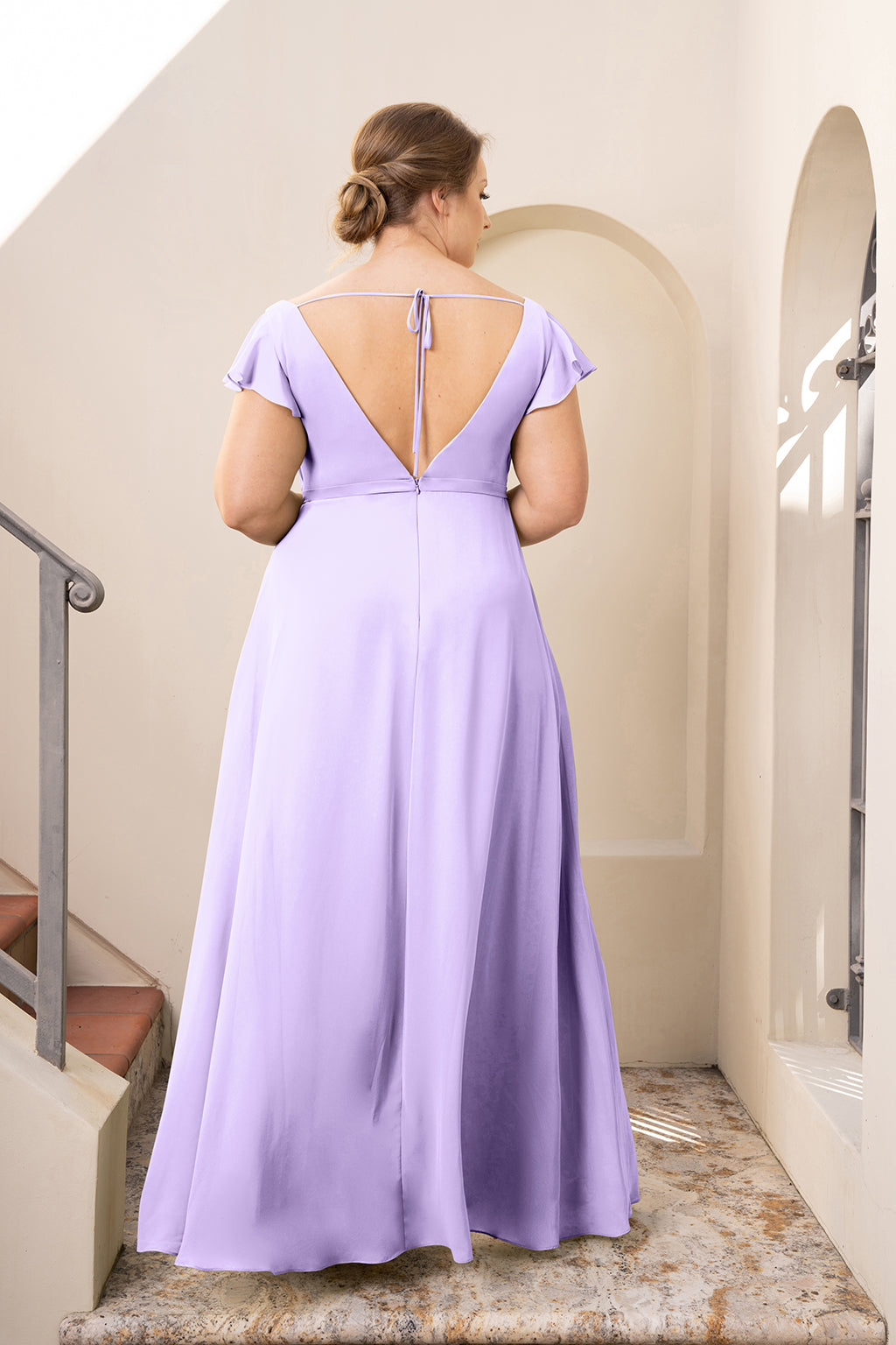 Rhea One Shoulder Chiffon Dress