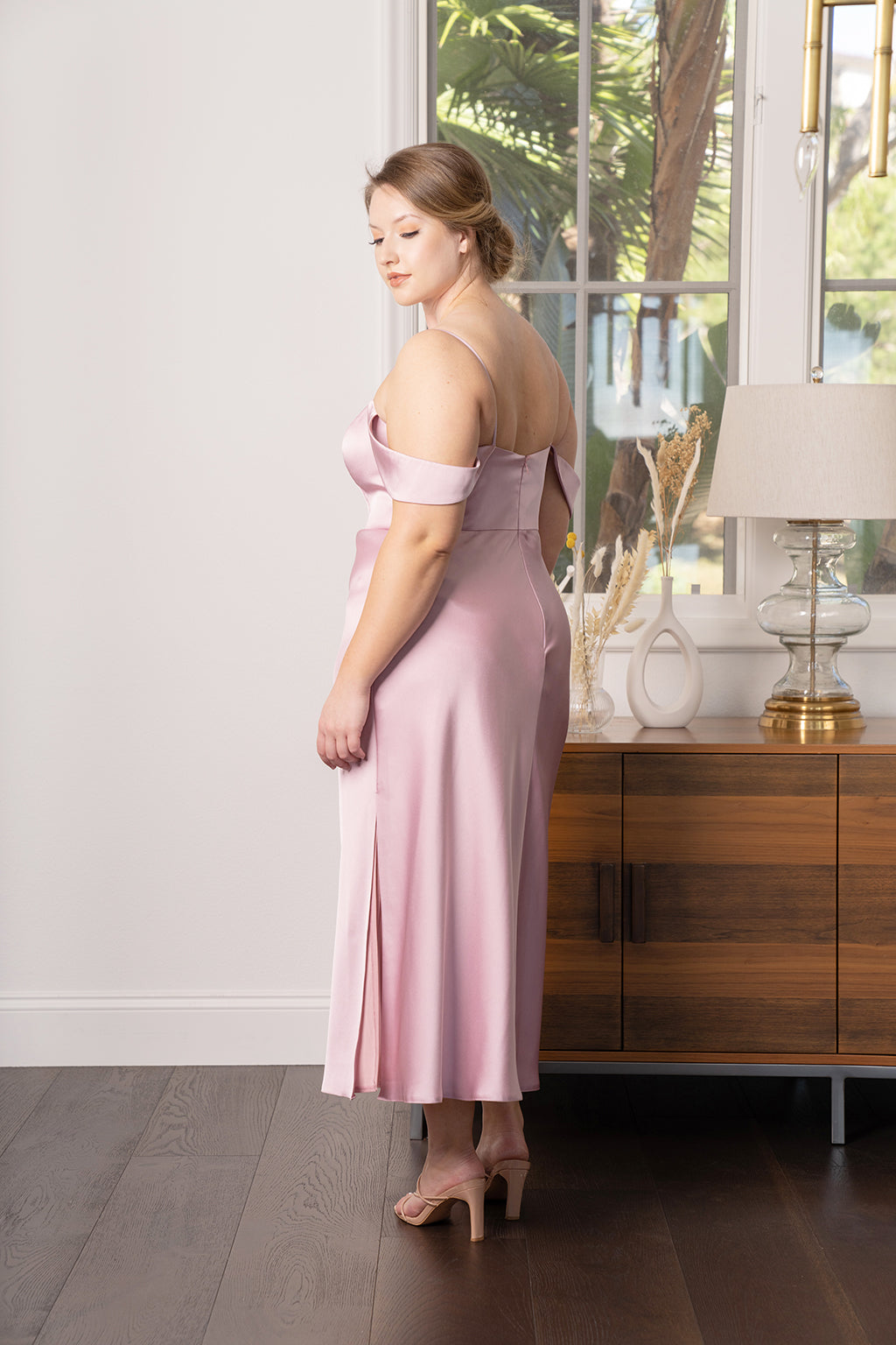 Rose Petal Colored Bridesmaid Dresses