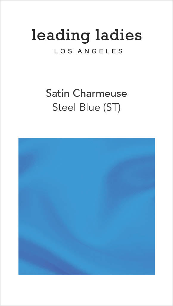 Satin in Steel Blue